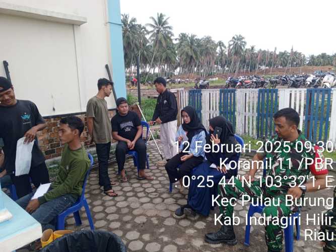 Babinsa Koramil 11/PBR Melaksanakan Kegiatan Kemampuan Teritorial di Desa Menungal Jaya