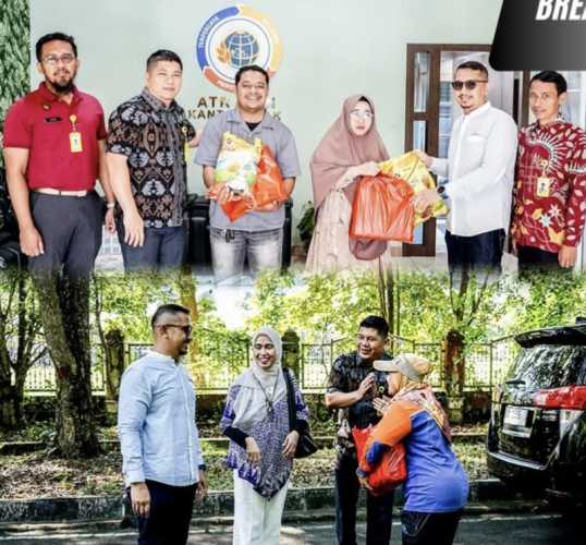 Kantor Pertanahan Siak Galang Solidaritas Lewat Kegiatan Jumat Berkah untuk Petugas Kebersihan