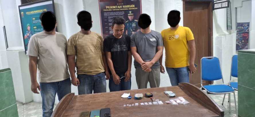 Intelrem 022/PT Amankan Diduga  Pengedar Sabu