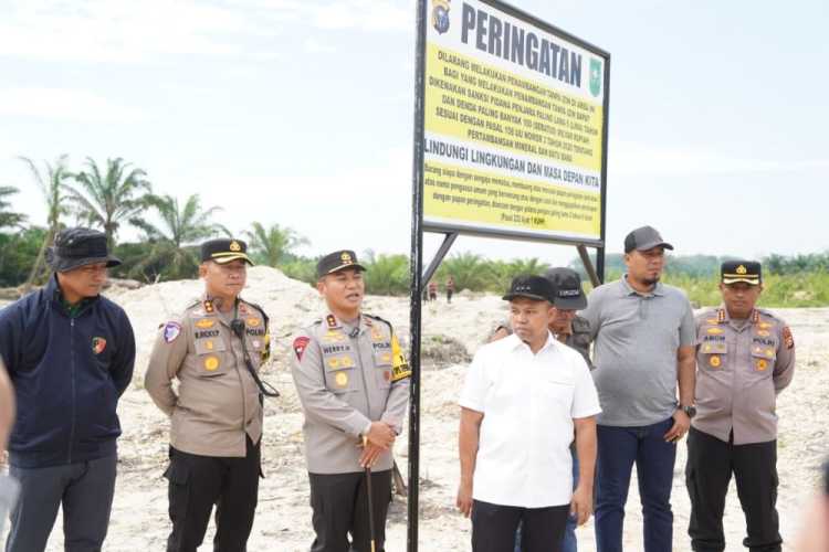 Tak hanya Kuansing, Tambang Emas Ilegal di Inhu Juga Ditertibkan Aparat