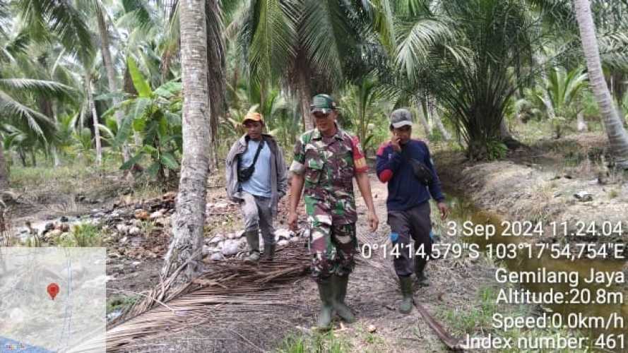 Sertu Januar Effendi Sebut Sosialisasi Karhutlah Memperkecil Kejadian Karhutlah