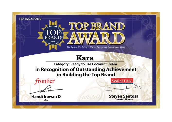 Top Brand 2023,Kara Kembali Raih Dua Kategori Sekaligus!