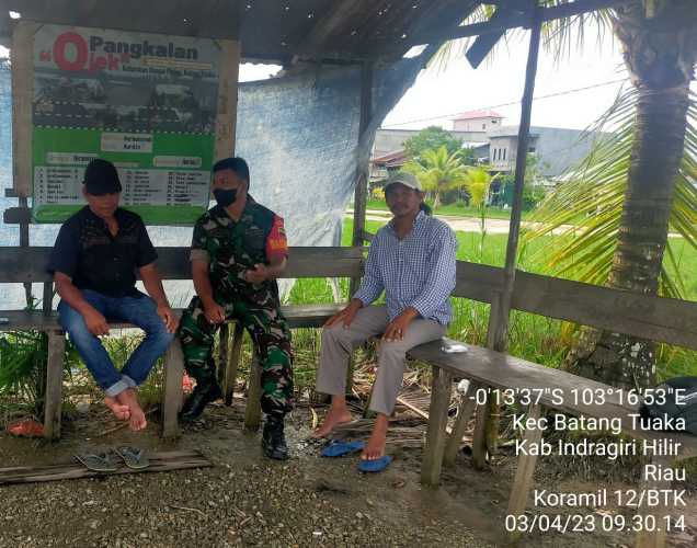 Sertu Syamsir Melakukan Pembinaan Binter