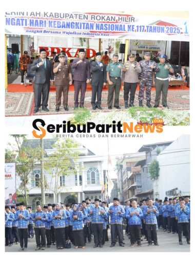 Upacara Peringatan Harkitnas ke-117 di Rokan Hilir Berlangsung Khidmat,