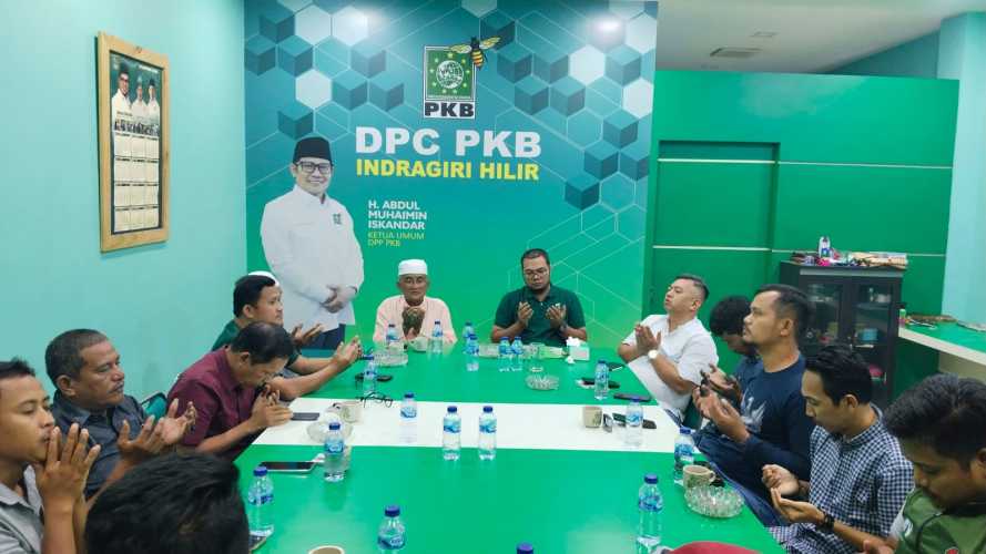 DPC PKB Inhil Rapat Pleno Dukungan Cak Imin Kembali Jadi Ketum