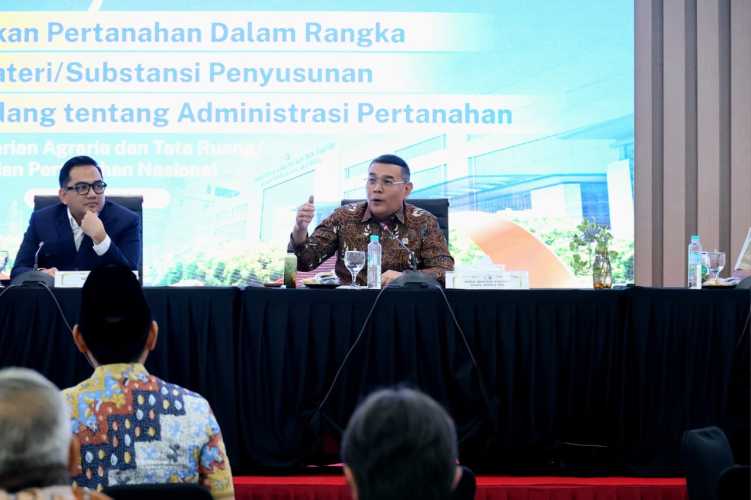 FGD Bersama Komisi II DPR RI, Wamen Ossy: RUU Administrasi Pertanahan untuk Wujudkan Sistem Pertanahan yang Lebih Baik