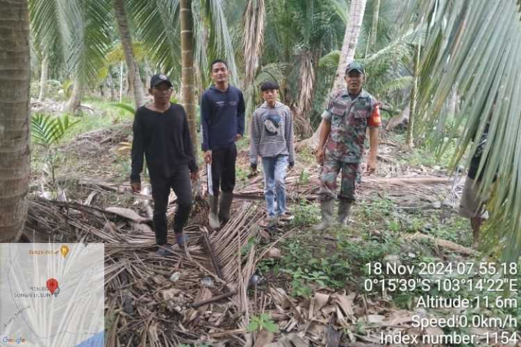 Sertu Januar Efendi Jalankan Pengetatan Patroli Karhutlah