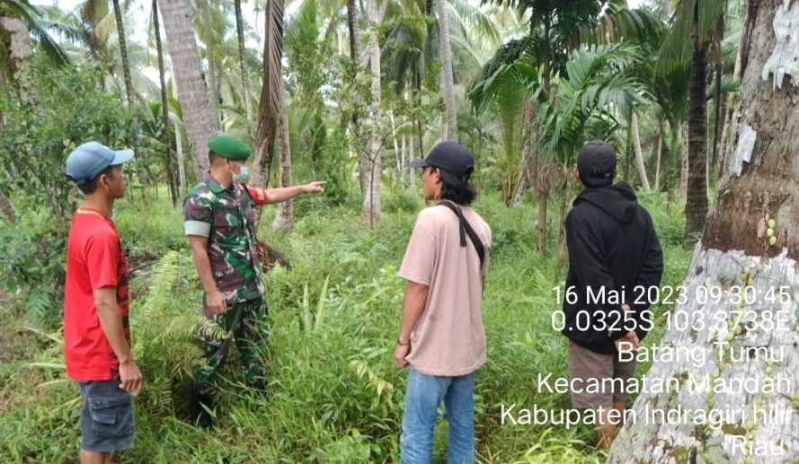 Kembalikan Wilayah Bebas Karhutlah,Babinsa Lakukan Patroli Rutin