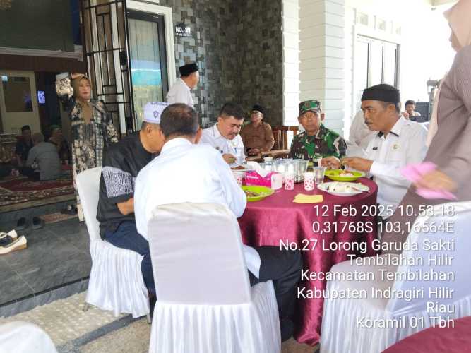 Danramil 01 Tbh Hadiri Acara Sunatan Anak Tokoh Masyarakat Inhil