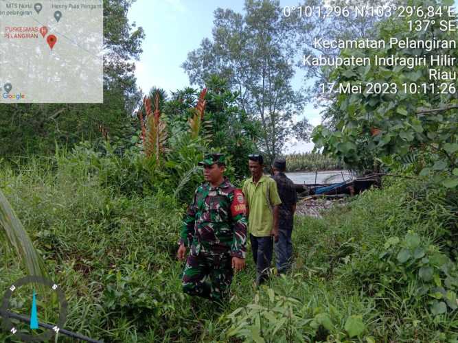 Serda Erik Patroli  Lapangan, Cek Lahan dari Karhutlah