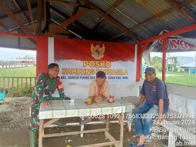 Babinsa Ciptakan Pra Pemilu yang  Aman dan Tertib