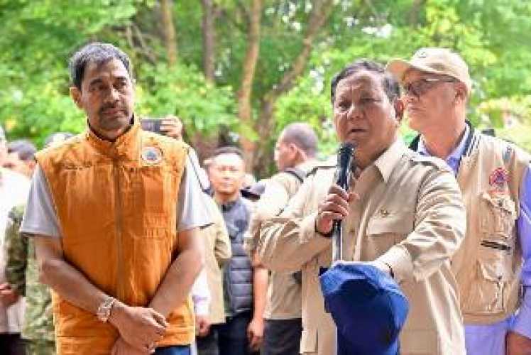 Lanjutkan Peninjauan, Presiden Prabowo Tinjau Wilayah Bencana di Bener Meriah