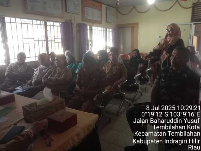 Babinsa Serma Nuryadi Hadiri Acara Sosialisasi Teknis 6 SPM Posyandu