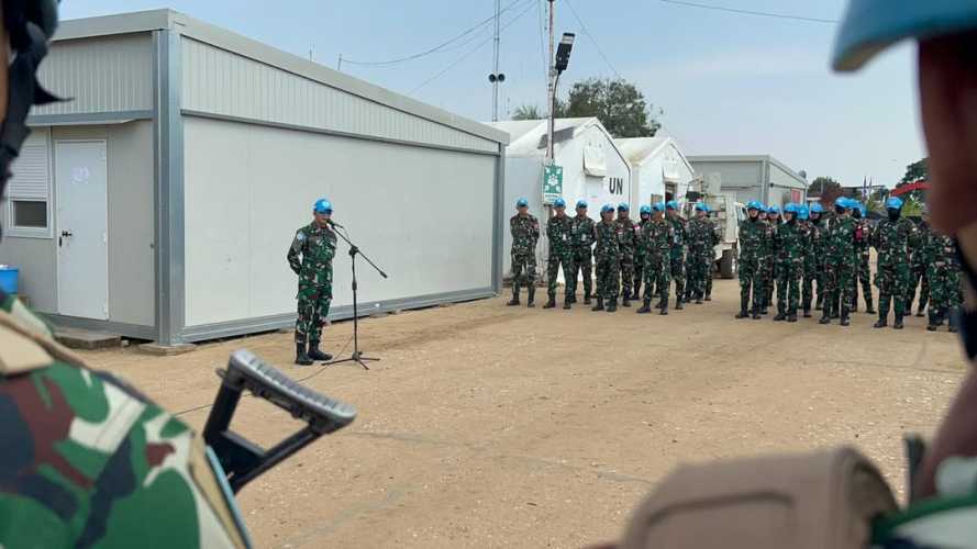 Dansatgas Indo RDB 39-F Monusco Resmikan Penggunaan Armour Ural Cargo