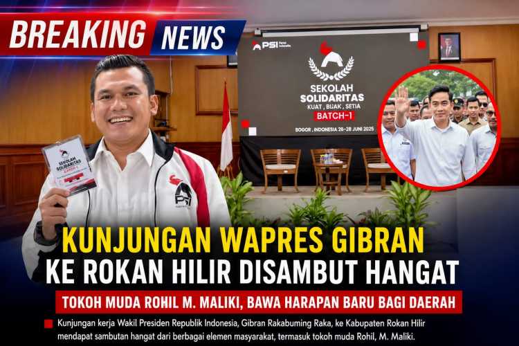 Kunjungan Wapres Gibran ke Rokan Hilir Disambut Hangat Tokoh Muda Rohil M. Maliki, Bawa Harapan Baru bagi Daerah