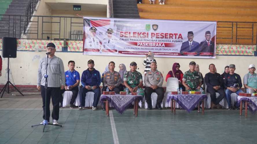 Kaban Kesbangpol Inhil Resmi Membuka Seleksi Calon Paskibraka Tahun 2026