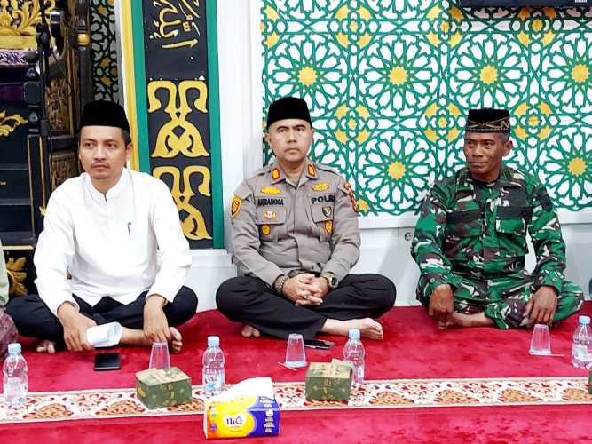 Peltu Jaharzam Wakili Danramil Hadiri Doa Bersama Sambut Pergantian Tahun