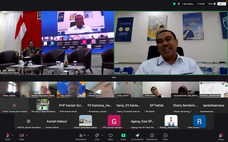 Isi Materi di Rakerda Kanwil BPN Provinsi Papua Barat, Biro Humas dan Protokol Imbau Jajaran Optimalkan Implementasi PESO dan Pengaduan Masyarakat