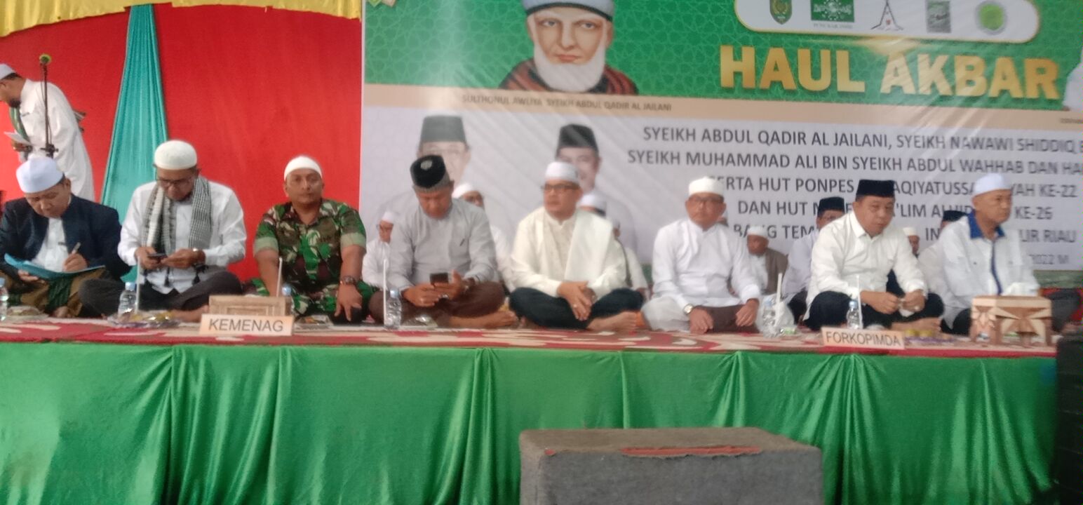 Serda Adri candra Hadiri Haul Akbar Syeh Abdul khadir Albarany