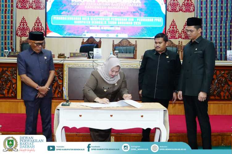 DPRD Bengkalis dan Pemkab Sepakati Perubahan KUA-PPAS APBD 2026