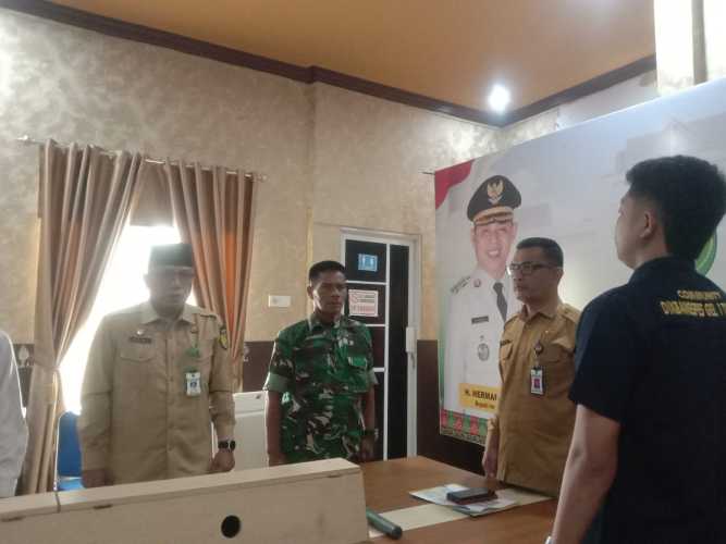 Peltu Jahazam Wakili Dandim 0314/Inhil Ikuti Rakor Pengendalian Inflasi Daerah