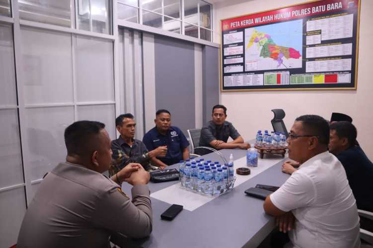 Kapolres Batu Bara Gelar Audiensi Dengan PWI Kabupaten Batu Bara