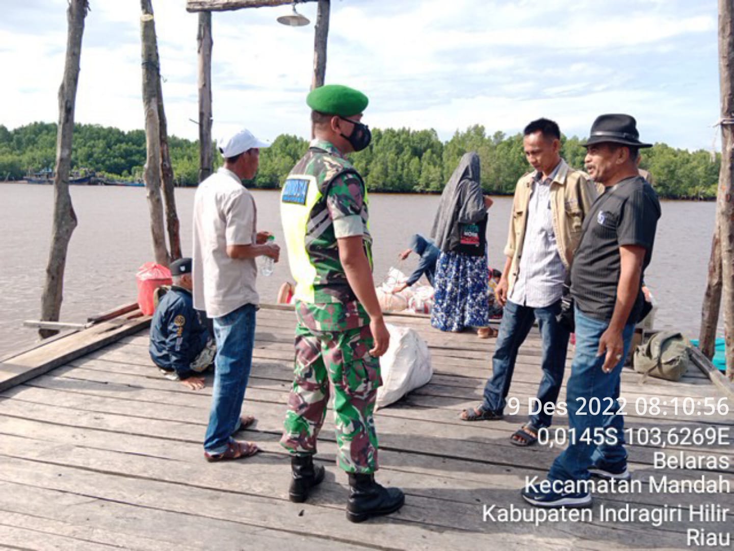 Serda Roni Thabrani  Sosialisasi di Tepi an Pelabuhan Rakyat