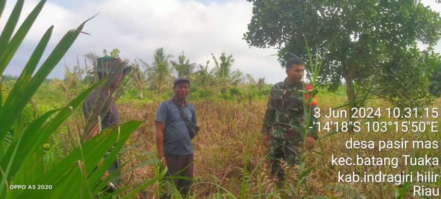 Pratu Nainggolan Bersama Sama Ciptakan Desa Benas Karhutlah