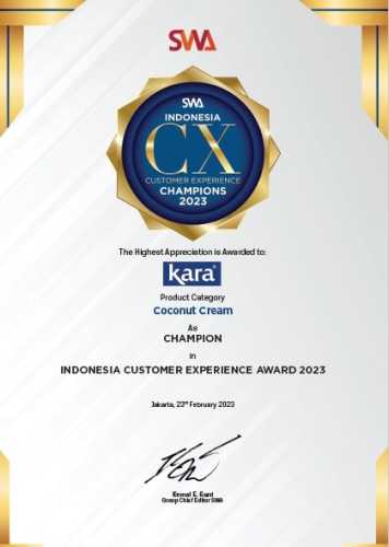 KARA Kembali Raih Indonesia Experience Award (ICXA) 2023