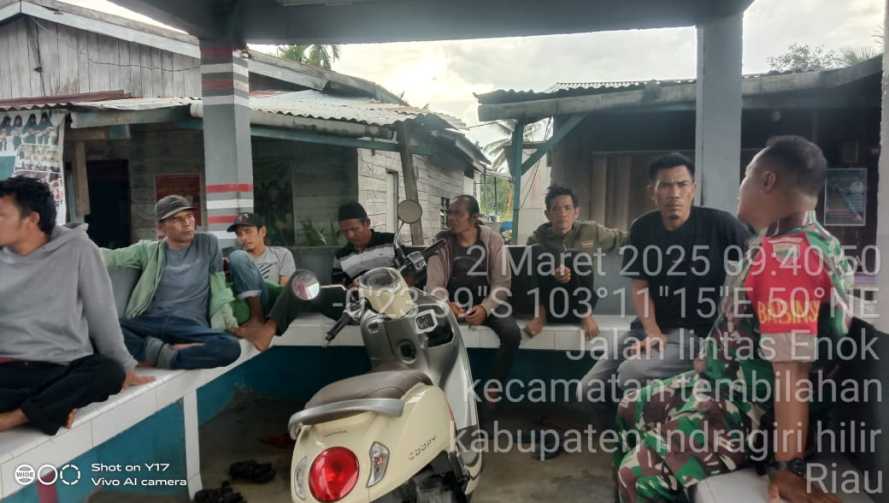 Sertu M.Yasin Lakukan Dialog Interaktif Cegah Masalah Sosial