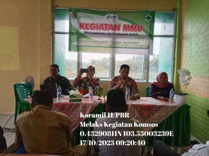 Pelda Rafli Menjalin Kerjasama dengan UPT Puskesmas Lewat MMD