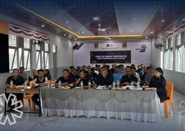 Lapas Kelas II Tembilahan Laksanakan Sidang TPP Integrasi Kanwil, 28 Warga Binaan Dapat Pembebasan Bersyarat dan 3 Cuti Bersyarat