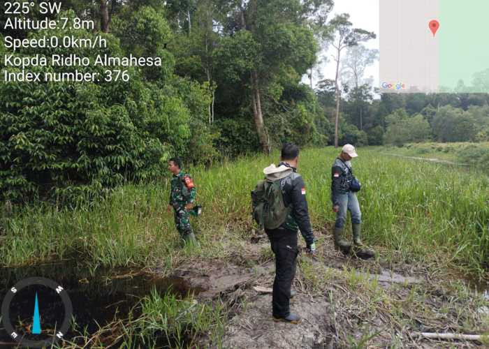 Kopda Ridho Patroli Serempak di Lahan konsesi