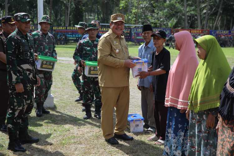 Bupati Asahan Buka TMMD ke-124 di Desa Silo Bonto