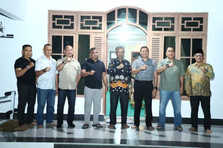 Bupati Inhil Menerima Jajaran Kodam Tuanku Tambusai