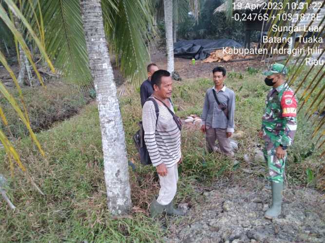 Serda Safrijon Mencegah Warganya untuk Lakukan Pembakaran Liar