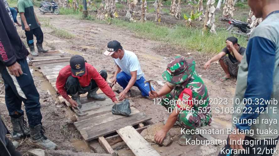 Serda Sukiran Menjaga Kesehatan Lingkungan Desa