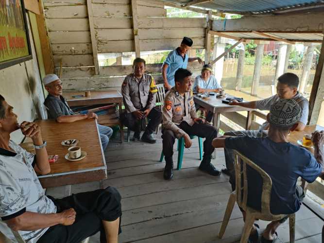 Polsek Sungai Batang Lakukan Sambang Warga Binaan dan Berikan Himbauan Kamtibmas