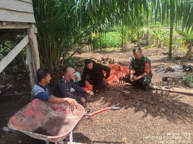 Babinsa Terus Himbau Antisipasi Terhadap  Musim Kemarau