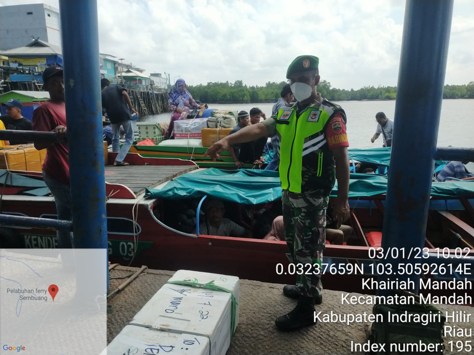 Serda Tulus Lumban Gaol Menjaga Disiplin di Pelabuhan