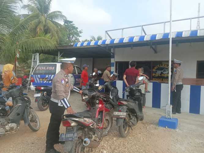 Operasi Keselamatan, Unit Lantas Tindak 12 Pelanggar di Simpang Tugu Patin