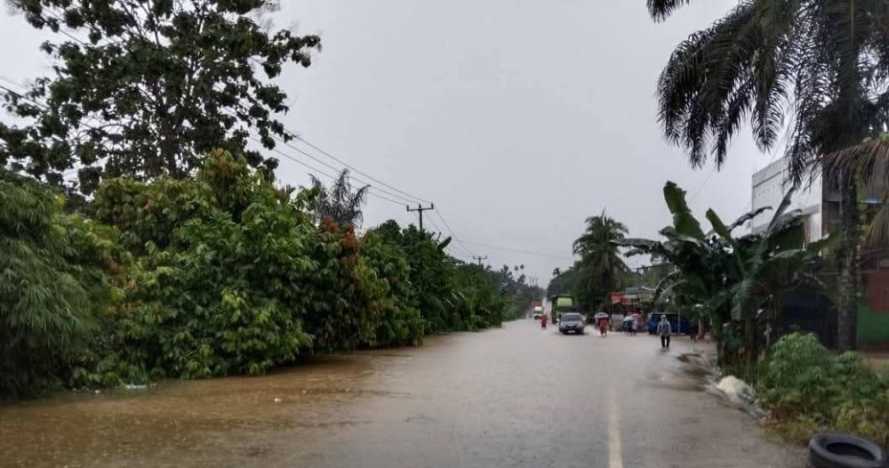 Banjir Rendam Dua Desa di Kemuning Inhil, 243 KK Terdampak