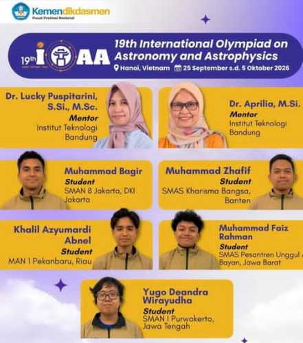 MAN 1 Pekanbaru Kembali Kirim Delegasi ke Olimpiade Sains Internasional