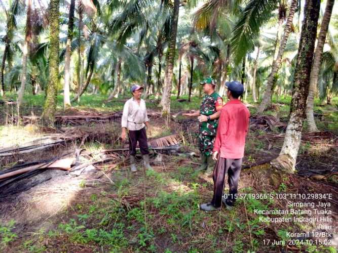 Momen Idul Adha, Serda Siswanto Tetap Jaga Kewaspadaan Karhutlah