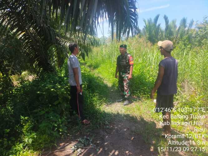 Sertu Syamsir Patroli Karhutlah Terbuka