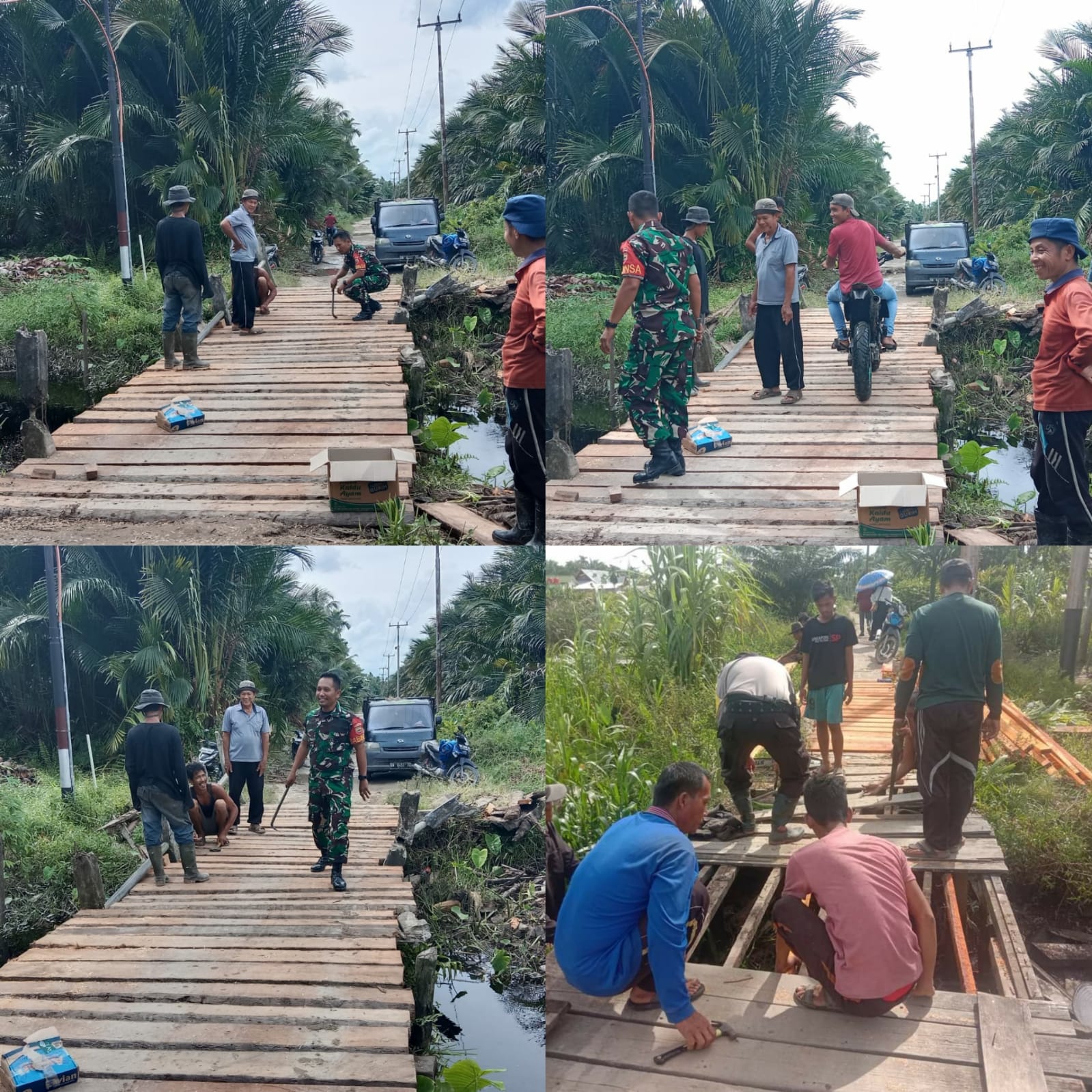 Kopda Umar Nasution Mengembalikan Semangat  Bergotong Royong