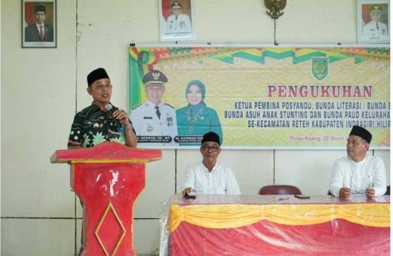 Pj.Bupati Kukuhkan Beberapa Ketua di Kecamatan Reteh