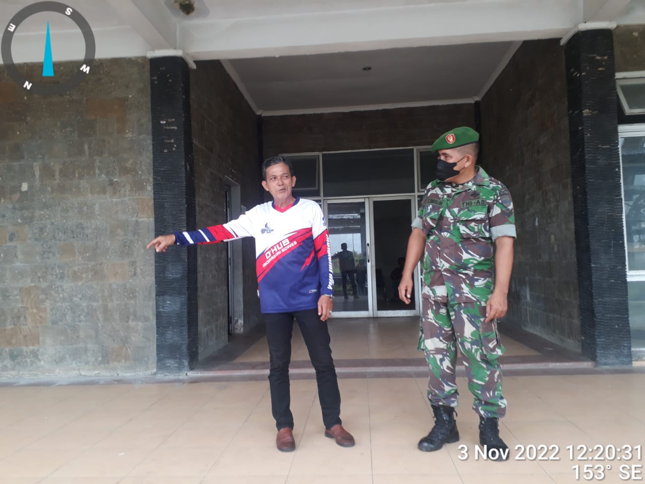 Serka Surung simbolon Persiapkan Lokasi Penanaman Pohon