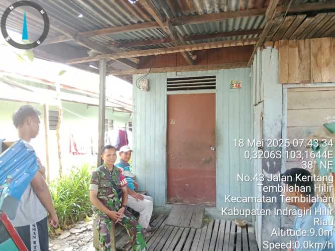 Babinsa Koramil 01/Tembilahan Himbau Pemuda Hindari Narkoba dan Miras