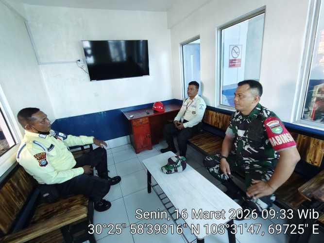 Babinsa Sungai Danai Perkuat Koordinasi dengan Pihak Perusahaan Jelang Idul Fitri 1447 H